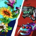 Angry Plants Flower 6 angry plants flower 1