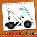Coloring Book: Excavator Trucks 4 coloring book excavator trucks