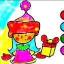 Easy Coloring SantaClaus 6 easy coloring santaclaus 1