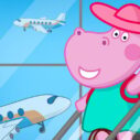 Hippo Family Airport Adventure 8 hippo family airport adventure