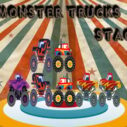 Monster Trucks Stack 4 monster trucks stack