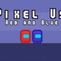 Pixel Us Red and Blue 3 pixel us red and blue