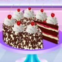 real black forest cake cooking