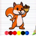 Squirrel Coloring Adventure 10 squirrel coloring adventure 1