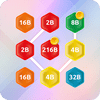 2048 Hex Chain Merge 7 2048 hex chain merge